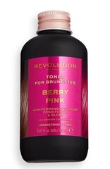 Poolpüsiv juuksevärv brünettidele Revolution Haircare London Tones For Brunettes, 150 ml, Berry Pink hind ja info | Juuksevärvid | hansapost.ee