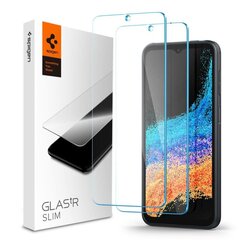 Spigen Slim Samsung Galaxy Xcover6 Pro hind ja info | Ekraani kaitseklaasid ja kaitsekiled | hansapost.ee