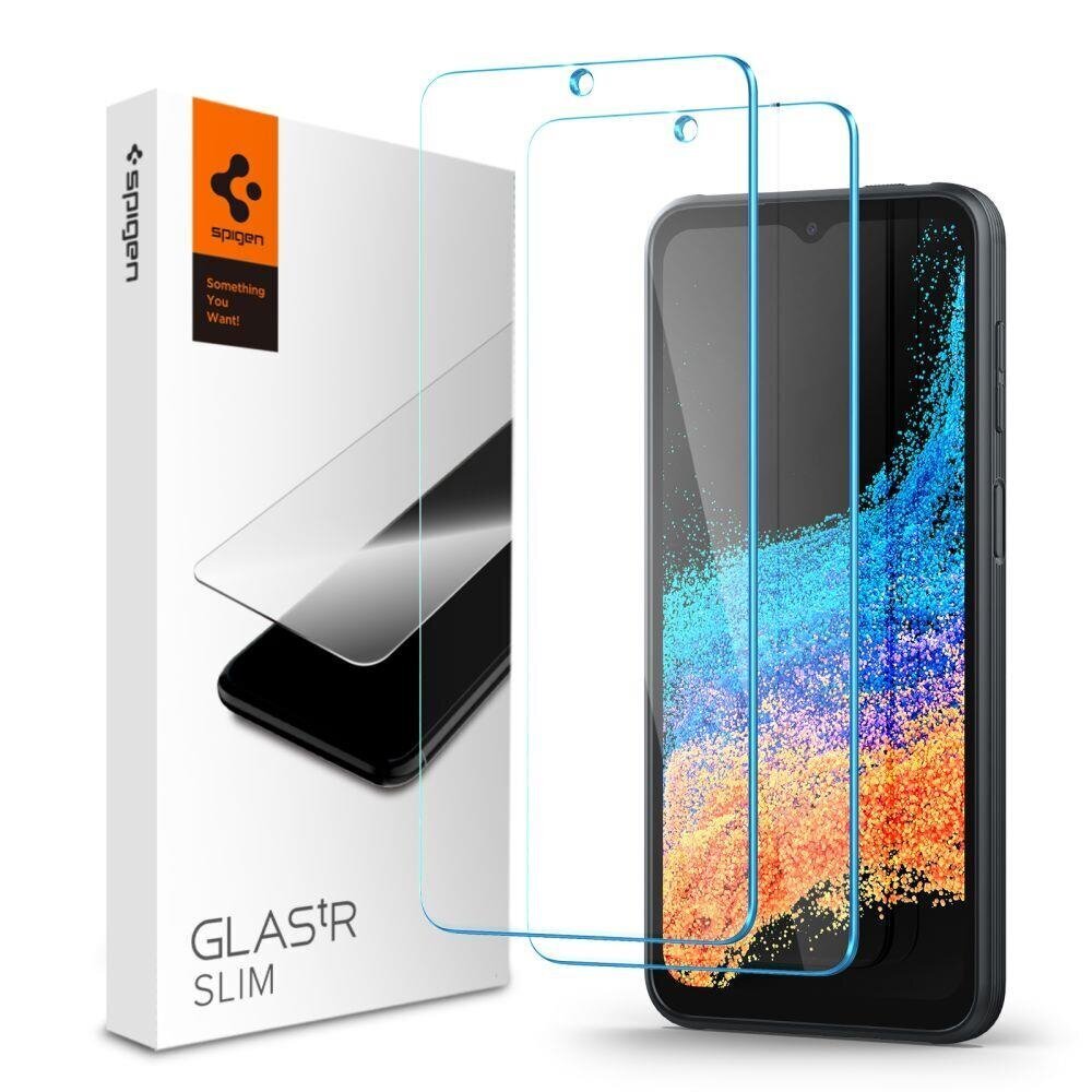 Spigen Slim Samsung Galaxy Xcover6 Pro цена и информация | Ekraani kaitseklaasid ja kaitsekiled | hansapost.ee