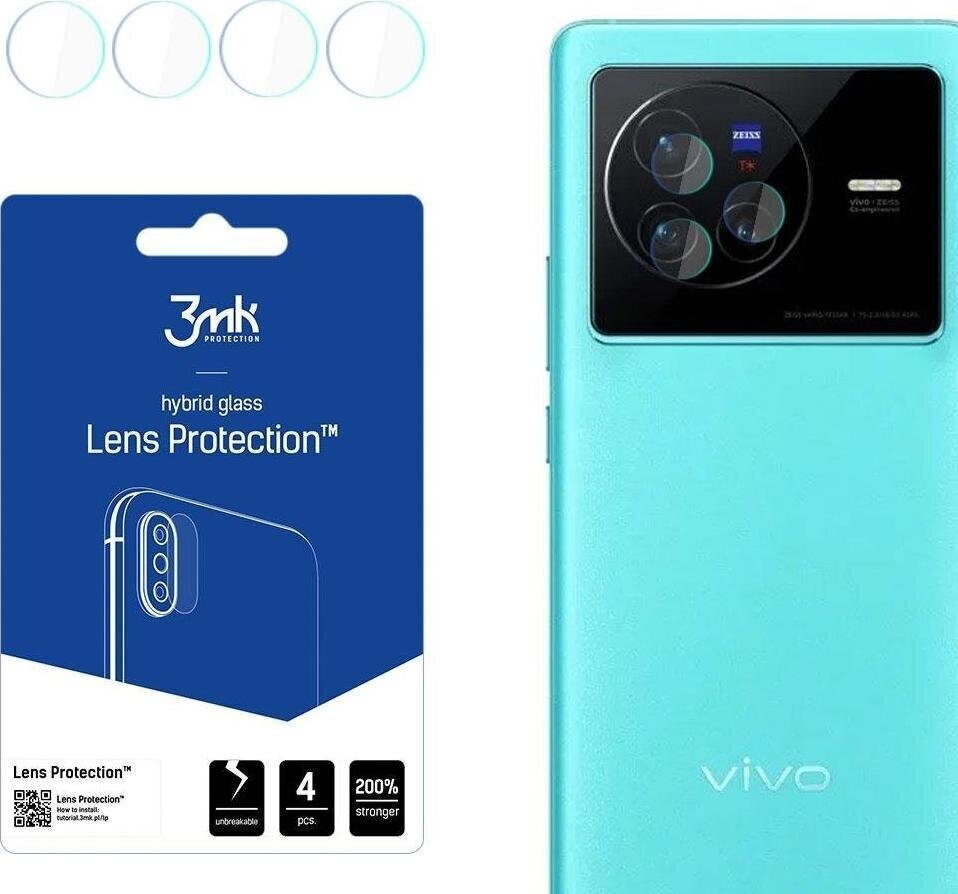 3MK kaamerakaitse Vivo X80 jaoks hind ja info | Ekraani kaitseklaasid ja kaitsekiled | hansapost.ee