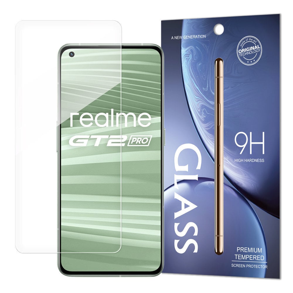 Tempered 9H Realme GT2 Pro hind ja info | Ekraani kaitseklaasid ja kaitsekiled | hansapost.ee