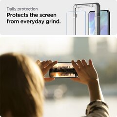 Spigen Samsung Galaxy S21 FE 5G hind ja info | Ekraani kaitseklaasid ja kaitsekiled | hansapost.ee
