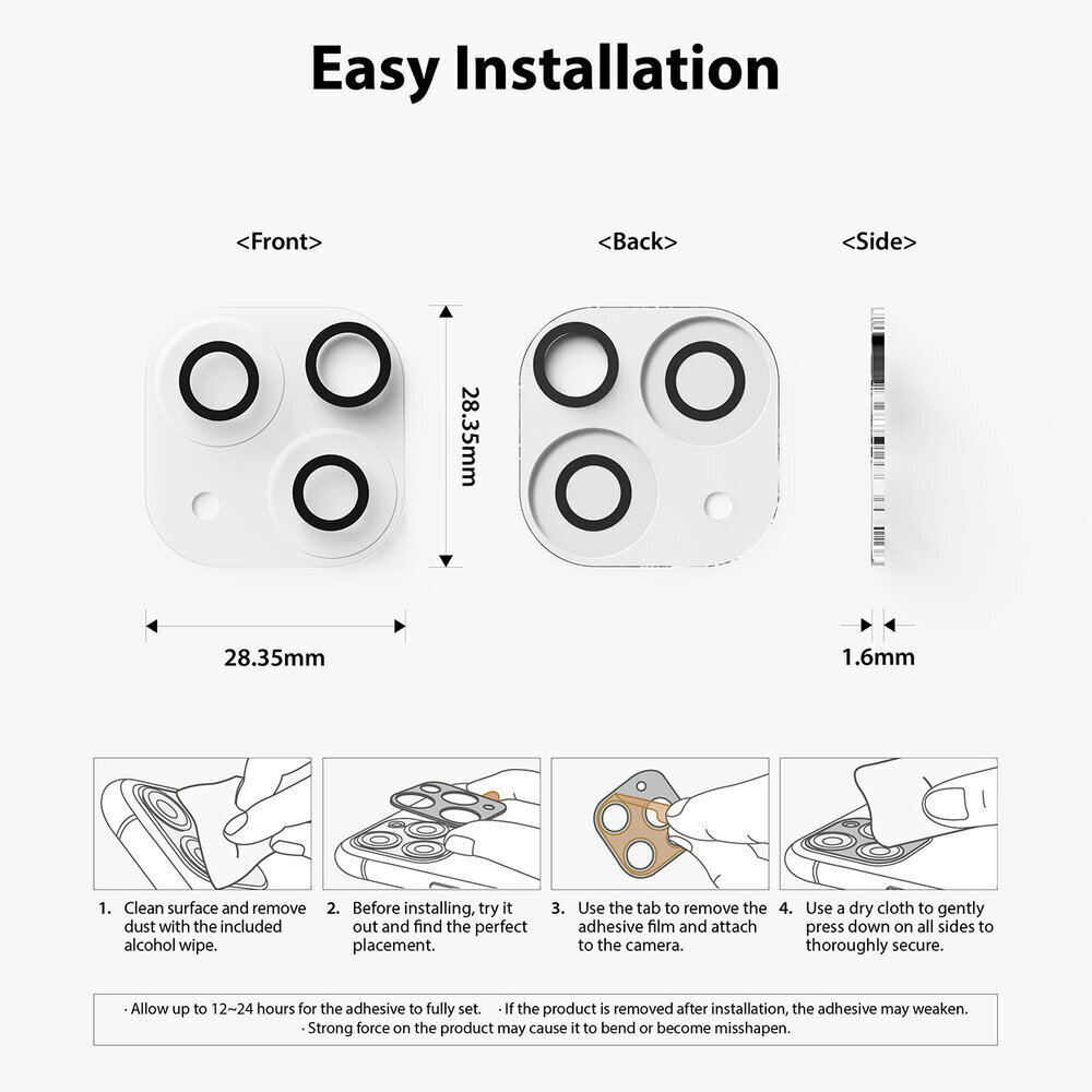 Ringke kaamerakaitse iPhone 13 / iPhone 13 mini C1G021 цена и информация | Ekraani kaitseklaasid ja kaitsekiled | hansapost.ee