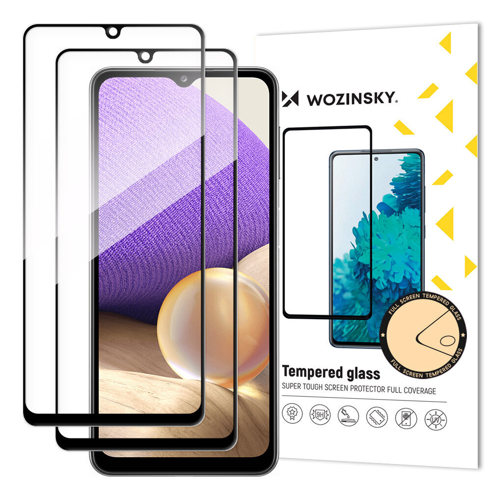 Wozinsky 2x Samsung Galaxy A32 5G black hind ja info | Ekraani kaitseklaasid ja kaitsekiled | hansapost.ee