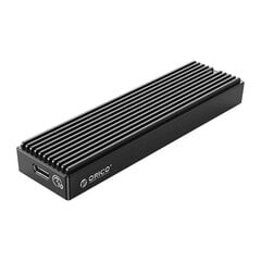 Корпус SDD M.2 Orico, NVME, USB-C 3.1 Gen.2, 10Gbps (черный) цена и информация | Адаптеры, USB-разветвители | hansapost.ee