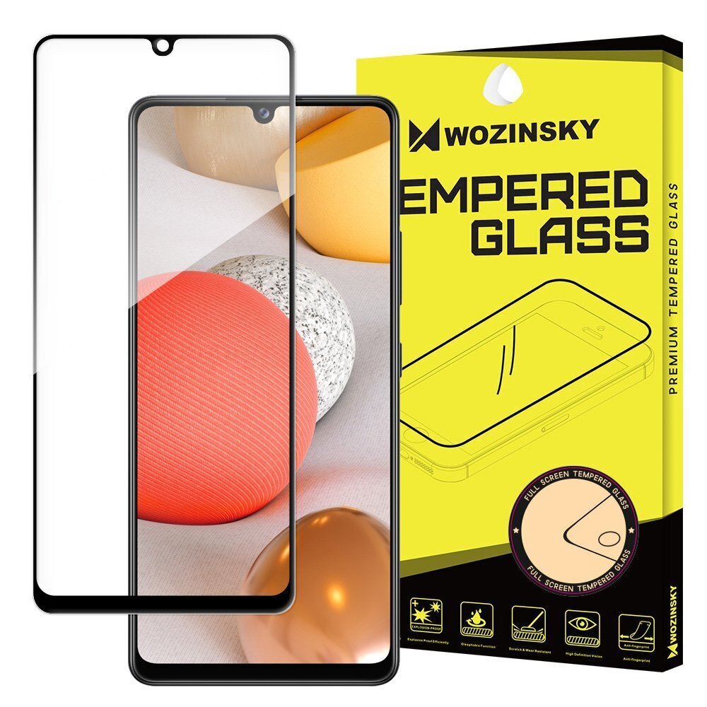 Wozinsky Samsung Galaxy A42 5G black цена и информация | Ekraani kaitseklaasid ja kaitsekiled | hansapost.ee