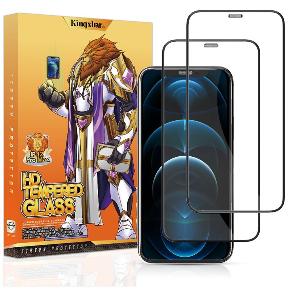 Kingxbar 2.5D iPhone 12 mini цена и информация | Ekraani kaitseklaasid ja kaitsekiled | hansapost.ee
