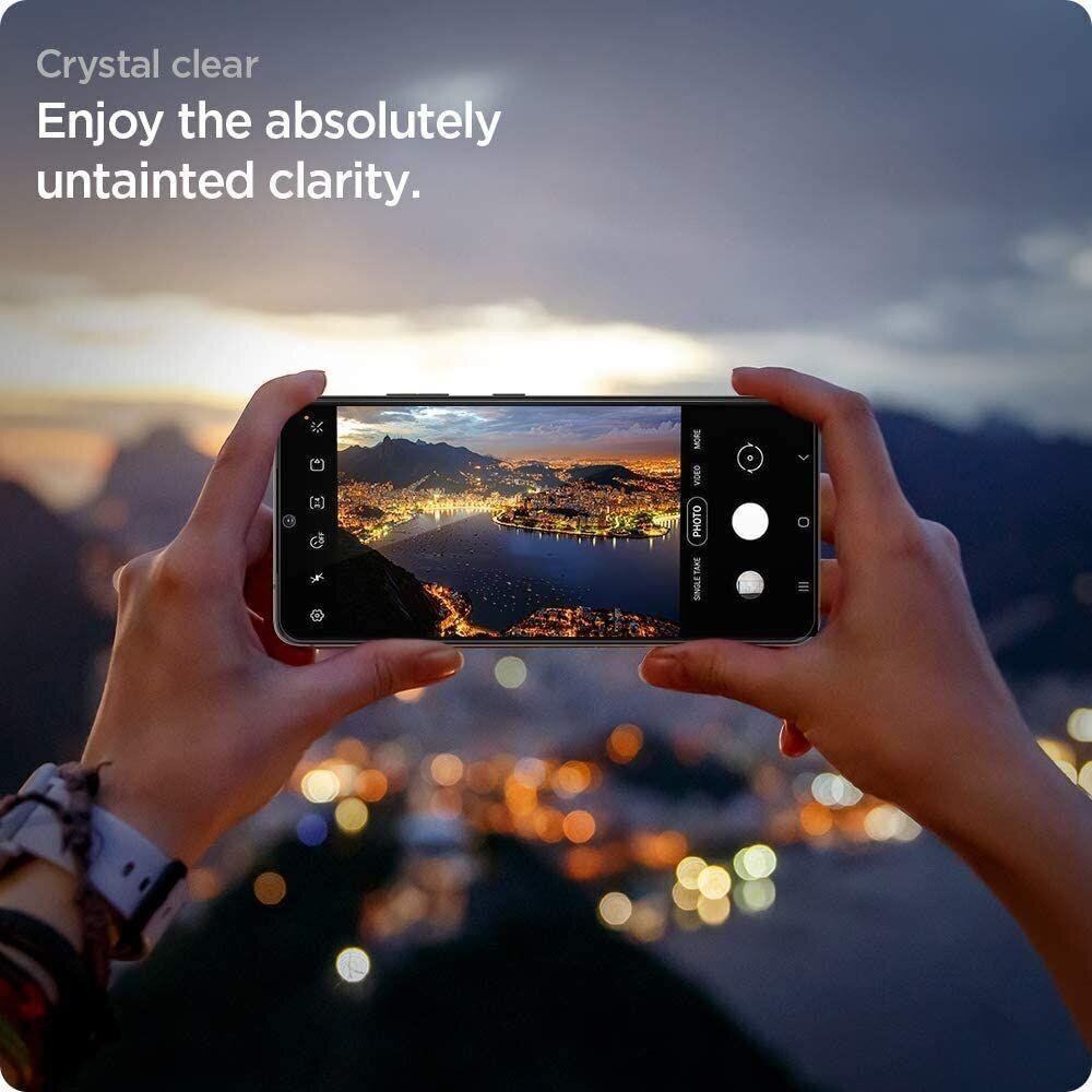 Spigen Samsung Galaxy S21 Ultra цена и информация | Ekraani kaitseklaasid ja kaitsekiled | hansapost.ee