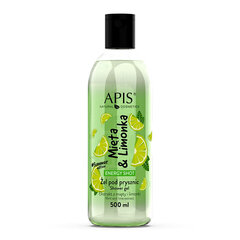 Dušigeel Apis Energy Shot Lime & Mint, 500ml hind ja info | Dušigeelid, õlid | hansapost.ee