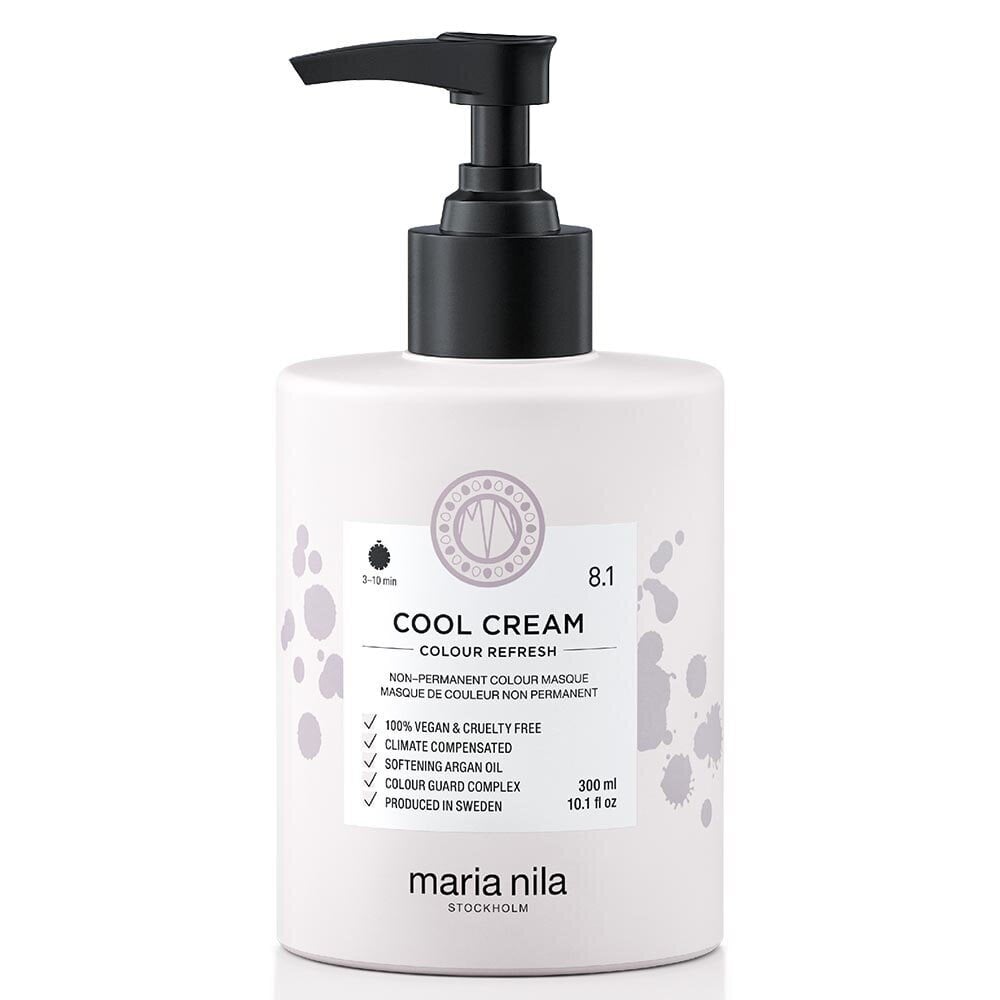 Tooniv - toitev juuksemask Maria Nila Colour Refresh 8.1 Cool Cream, 300 ml price and information | Juuksevärvid | hansapost.ee