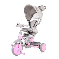 Kolmerattaline Lorelli Lucky Crew, Grey&Pink price and information | Tricycles for children | hansapost.ee