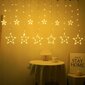 Vaguskardin Tähed, 138 LED, soe valge hind ja info | Jõulutuled | hansapost.ee