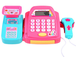 Игрушечный кассовый аппарат с аксессуарами, розовый цена и информация | Игрушки для девочек | hansapost.ee