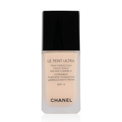 Jumestuskreem Chanel Le Teint Ultra SPF15 12 Beige Rosé, 30ml hind ja info | Jumestuskreemid ja puudrid | hansapost.ee