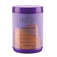 Mask helepruunidele, värvitud ja pleegitatud juustele Inebrya Blondesse No-Orange, 1000ml цена и информация | Маски, масла, сыворотки | hansapost.ee