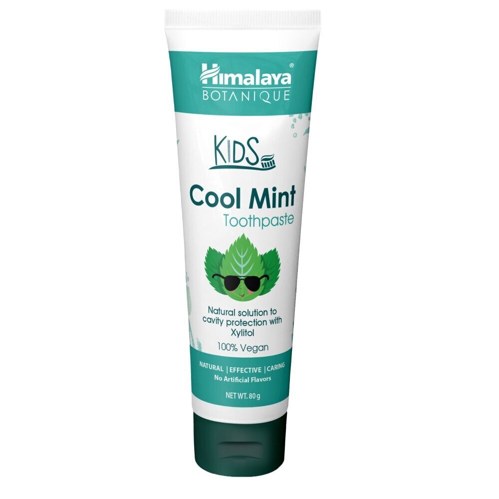 Hambapasta lastele Himalaya Botanique Kids Cool Mint, 80g цена и информация | Hambaharjad, hampapastad ja suuloputusvedelikud | hansapost.ee