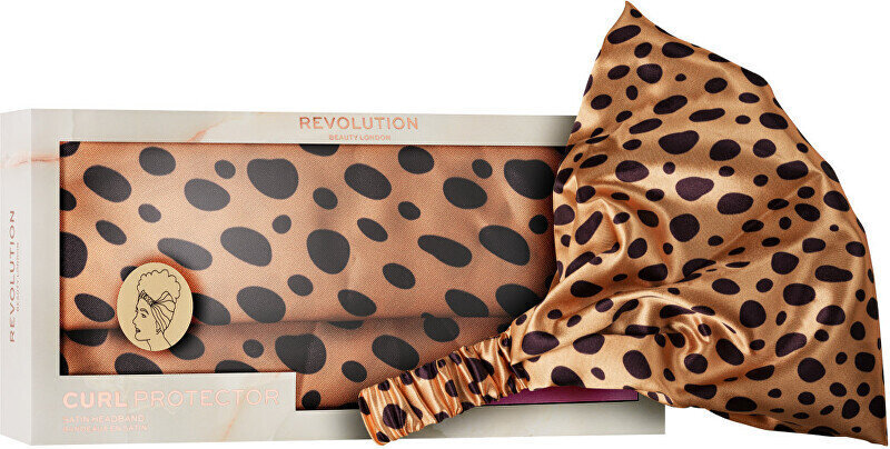 Satiin Animal Print kosmeetiline peapael ( Curl Protector ) hind ja info | Juukseaksessuaarid | hansapost.ee