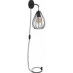 Seinavalgusti juhtmega TK Lighting Brylant Black price and information | Wall lights | hansapost.ee