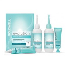 Keemiliste lokkide komplekt Goldwell set Evolution Natural Wave Type 2: aluskreem, 60ml + aktiveeriv losjoon, 100ml + fiksaator, 20ml + vahepealne toode, 30ml цена и информация | Средства для укладки | hansapost.ee