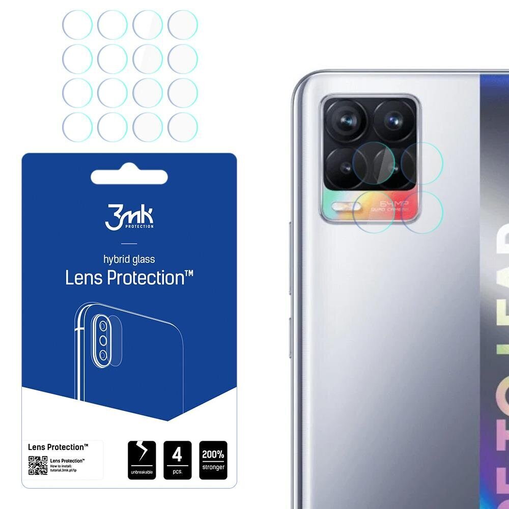 3mk kaamerakaitse Realme 8 4G hind ja info | Ekraani kaitseklaasid ja kaitsekiled | hansapost.ee