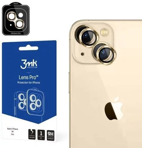 3MK kaamerakaitse Apple iPhone 14 hind ja info | Ekraani kaitseklaasid ja kaitsekiled | hansapost.ee
