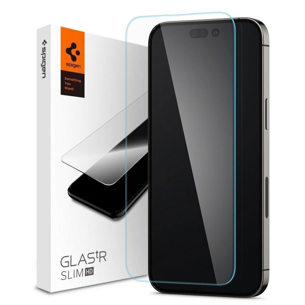 Spigen Slim iPhone 14 Pro Max цена и информация | Ekraani kaitseklaasid ja kaitsekiled | hansapost.ee