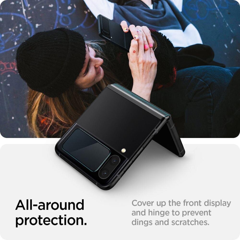 Spigen Samsung Galaxy Flip 4 цена и информация | Ekraani kaitseklaasid ja kaitsekiled | hansapost.ee