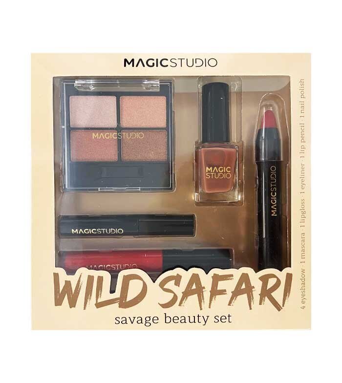 Meigikomplekt Magic Studio Wild Safari Savage hind ja info | Lauvärvid, ripsmetušid ja silmapliiatsid | hansapost.ee