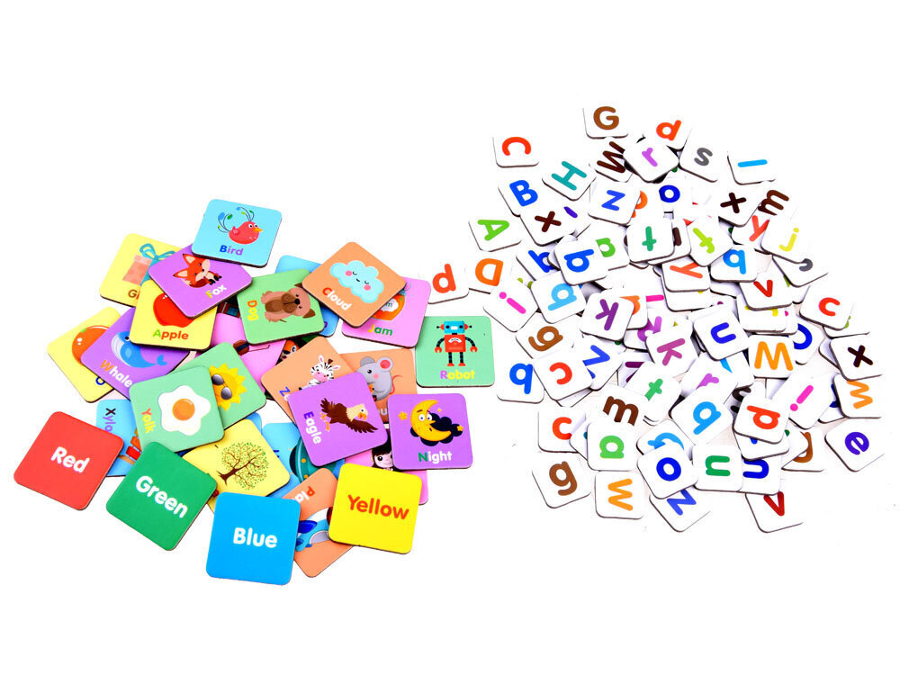 Magnetiline raamat - pusle "English Alphabet" цена и информация | Arendavad laste mänguasjad | hansapost.ee