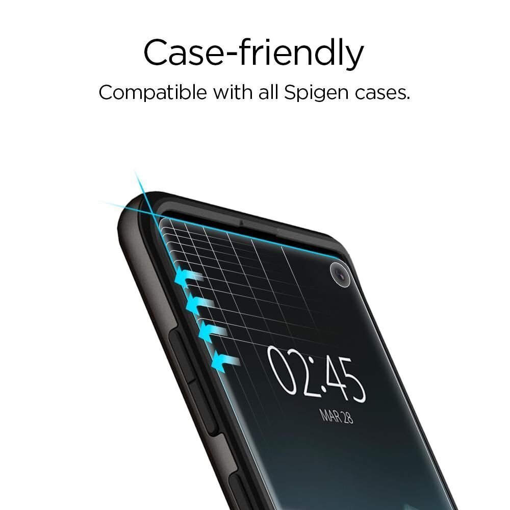 Spigen 606FL25695 Samsung Galaxy S10 Plus цена и информация | Ekraani kaitseklaasid ja kaitsekiled | hansapost.ee