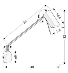 Candellux seinavalgusti Milly hind ja info | Seinavalgustid | hansapost.ee