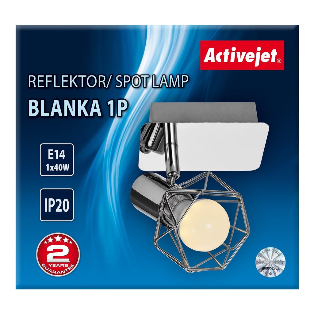 Seinalamp Activejet AJE-Blanka Silver 1P цена и информация | Seinavalgustid | hansapost.ee