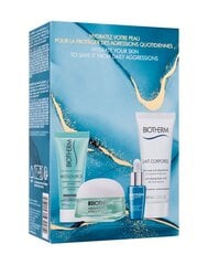 Komplekt Biotherm Aquasource Plump: näogeel, 15 ml + ihupiim, 40 ml + puhastusvaht, 20 ml + näoseerum, 7 ml hind ja info | Näokreemid | hansapost.ee