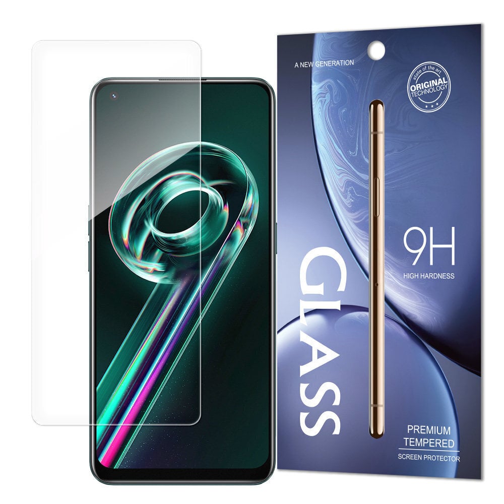 Tempered 9H Realme 9 Pro + (9 Pro Plus) цена и информация | Ekraani kaitseklaasid ja kaitsekiled | hansapost.ee