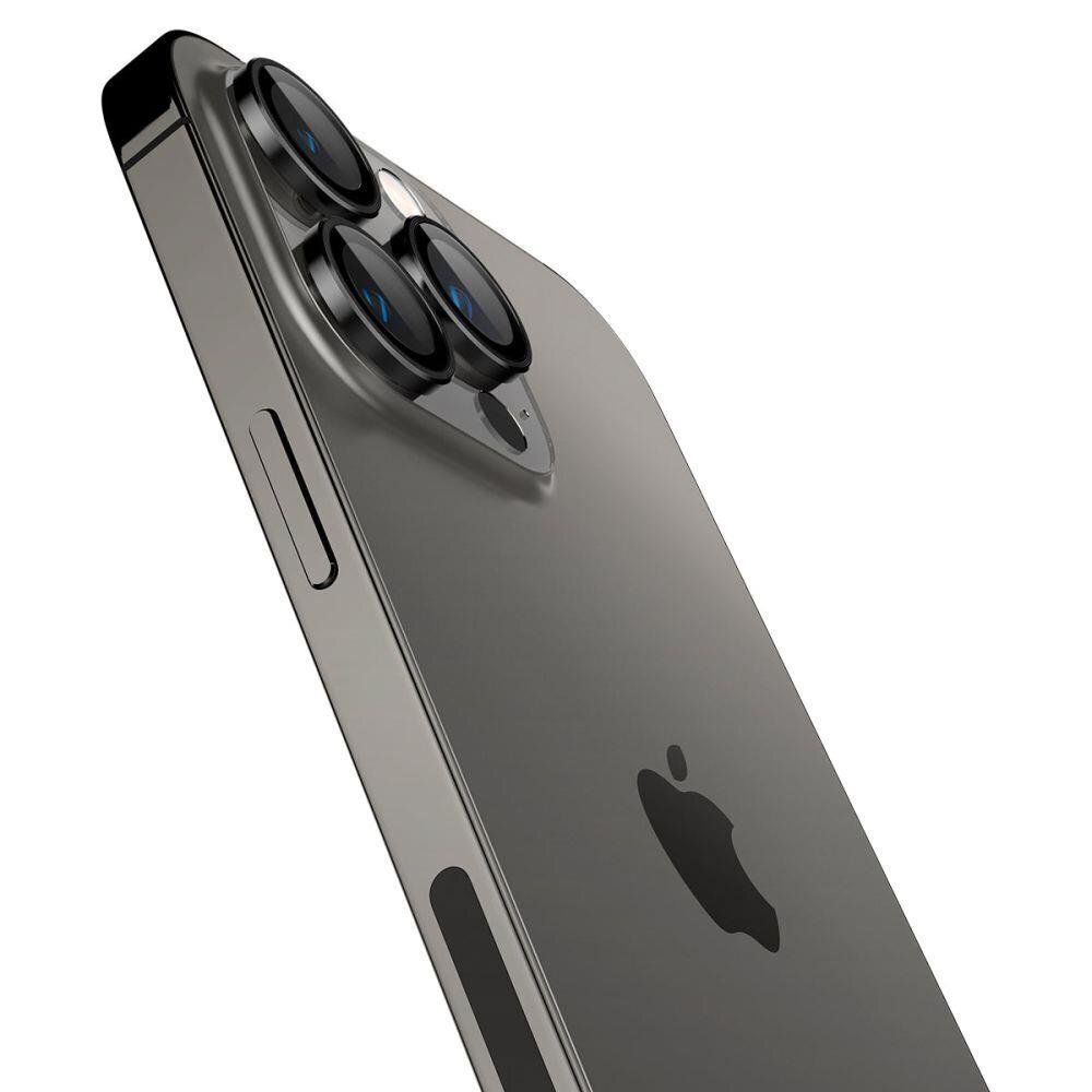 Spigen Optik kaamerakaitse iPhone 14 PRO / 14 Pro Max цена и информация | Ekraani kaitseklaasid ja kaitsekiled | hansapost.ee