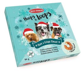 „Best Friend Hoops & Loops“ Advendikalender 84g hind ja info | Koerte maiused | hansapost.ee