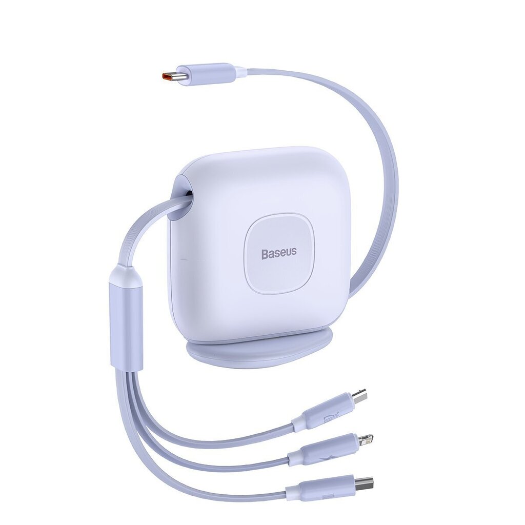 Baseus 3-in-1 USB Type C - Micro USB / USB Type C / Lightning 100W 1.7m (CAQY000005) цена и информация | USB adapterid ja jagajad | hansapost.ee