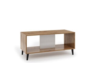 Diivanilaud ADRK Furniture CLE09, pruun/valge цена и информация | Журнальные столики | hansapost.ee