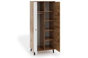 Kapp ADRK Furniture CLE06, pruun/valge hind ja info | Kapid | hansapost.ee