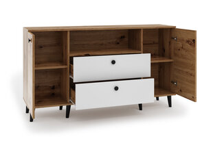 Комод ADRK Furniture CLE03, коричневый/белый цвет цена и информация | Комоды | hansapost.ee