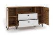 Kummut ADRK Furniture CLE03, pruun/valge цена и информация | Kummutid | hansapost.ee