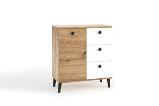 Kummut ADRK Furniture CLE01, pruun/valge price and information | Chests of drawers | hansapost.ee