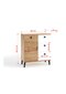 Kummut ADRK Furniture CLE01, pruun/valge цена и информация | Kummutid | hansapost.ee