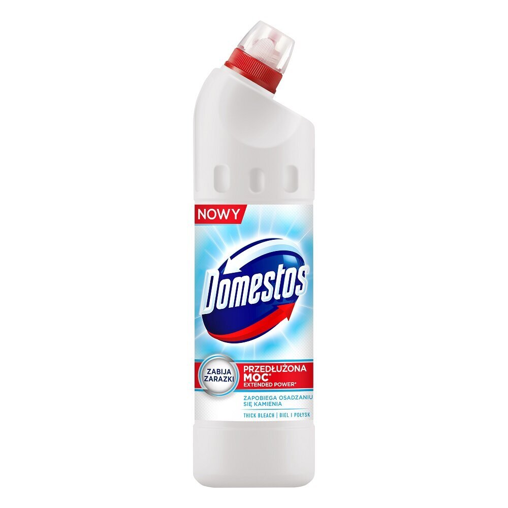 Puhastus- ja desinfitseerimisvedelik Domestos Extended Power White and Shine, 750ml hind ja info | Puhastusvahendid | hansapost.ee