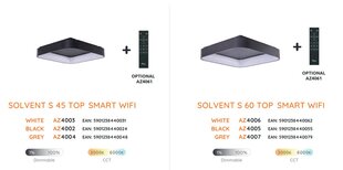 Laevalgusti AZzardo Solvent SMART wifi AZ4004 цена и информация | Потолочные светильники | hansapost.ee