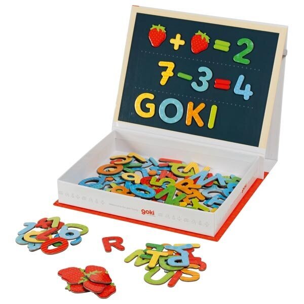 Magnetmäng, tähed ja numbrid Goki цена и информация | Arendavad laste mänguasjad | hansapost.ee