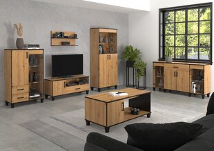 Витрина ADRK Furniture POL04, коричневый цвет цена и информация | Витрины, серванты | hansapost.ee