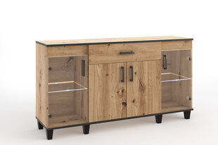 Комод ADRK Furniture POL03, коричневый цена и информация | Комоды | hansapost.ee