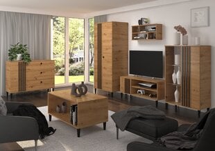 Riiul ADRK Furniture LIV09, pruun цена и информация | Полки | hansapost.ee