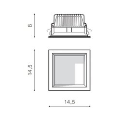 Süvistatav lamp AZzardo Aida AZ4229 price and information | Recessed LED lights | hansapost.ee